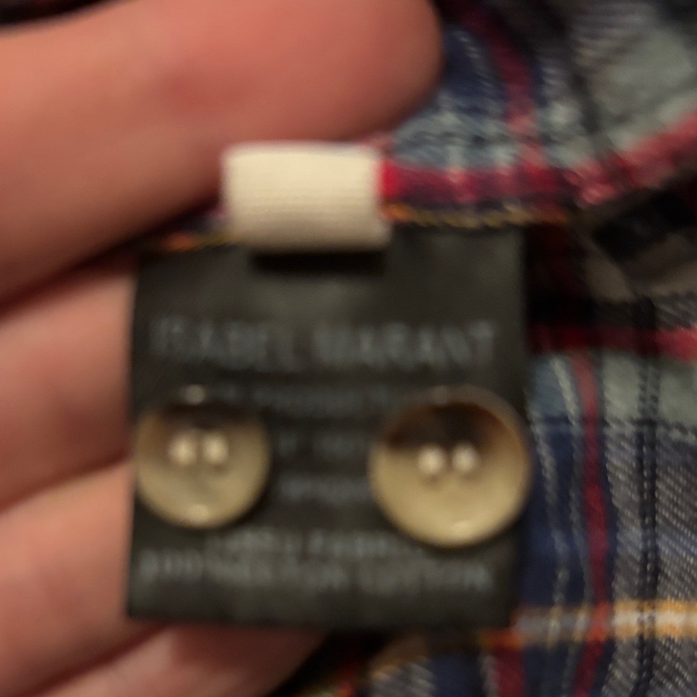 Plaid Ruffle Flannel Shirt - Picture 4 of 6